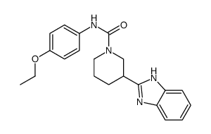 1-Piperidinecarboxamide,3-(1H-benzimidazol-2-yl)-N-(4-ethoxyphenyl)-(9CI)结构式