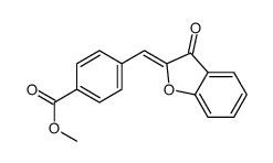 methyl 4-[(3-oxo-1-benzofuran-2-ylidene)methyl]benzoate结构式