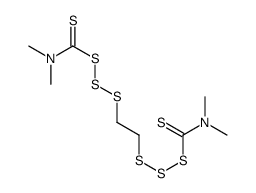 [2-(dimethylcarbamothioyltrisulfanyl)ethyldisulfanyl] N,N-dimethylcarbamodithioate Structure
