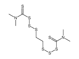 [2-(dimethylcarbamothioyltrisulfanyl)ethyldisulfanyl] N,N-dimethylcarbamodithioate结构式