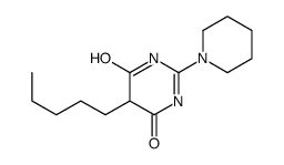 5-pentyl-2-piperidin-1-yl-1H-pyrimidine-4,6-dione Structure