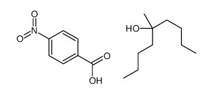 5-methylnonan-5-ol,4-nitrobenzoic acid结构式