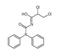 2,3-dichloro-N-(diphenylcarbamoyl)propanamide Structure