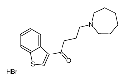 4-(azepan-1-yl)-1-(1-benzothiophen-3-yl)butan-1-one,hydrobromide结构式