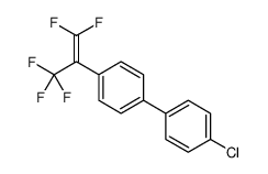 1-chloro-4-[4-(1,1,3,3,3-pentafluoroprop-1-en-2-yl)phenyl]benzene Structure