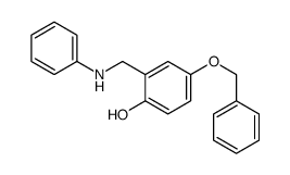 2-(anilinomethyl)-4-phenylmethoxyphenol Structure