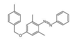 [2,6-dimethyl-4-[(4-methylphenyl)methoxy]phenyl]-phenyldiazene Structure