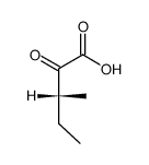 D-3-methyl-2-oxo-valeric acid结构式