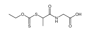 α-Ethylxanthogenpropionylglycin Structure