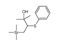 2-methyl-3-phenylsulfanyl-4-trimethylsilylbutan-2-ol Structure