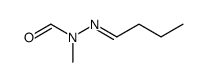 2-Butylidene-1-methylhydrazinecarbaldehyde structure