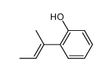 (E)-o-(but-2-en-2-yl)phenol Structure