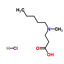 3-(N-Methylpentylamino)Propionic Acid Hydrochloride structure