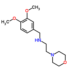 (3,4-DIMETHOXY-BENZYL)-(2-MORPHOLIN-4-YL-ETHYL)-AMINE结构式