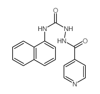 3-naphthalen-1-yl-1-(pyridine-4-carbonylamino)urea Structure
