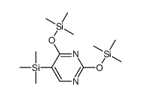 trimethyl-(5-trimethylsilyl-2-trimethylsilyloxypyrimidin-4-yl)oxysilane Structure