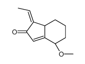 2H-Inden-2-one,1-ethylidene-1,4,5,6,7,7a-hexahydro-4-methoxy-,(1E,4R,7aS)-rel-(9CI)结构式