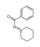 N-benzoyl-thiane-1-imide结构式