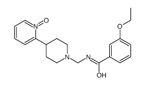 3-ethoxy-N-[[4-(1-oxidopyridin-1-ium-2-yl)piperidin-1-yl]methyl]benzamide结构式