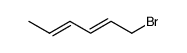 (2E,4E)-1-bromo-hexa-2,4-diene结构式
