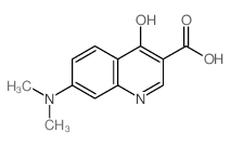 7-dimethylamino-4-oxo-1H-quinoline-3-carboxylic acid structure