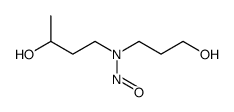 N-(3-hydroxybutyl)-N-(3-hydroxypropyl)nitrous amide Structure