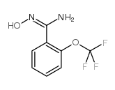 N'-hydroxy-2-(trifluoromethoxy)benzenecarboximidamide结构式