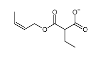 2-but-2-enoxycarbonylbutanoate Structure