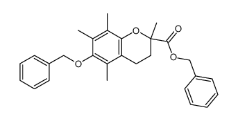 benzyl 6-(benzyloxy)-2,5,7,8-tetramethylchroman-2-carboxylate Structure