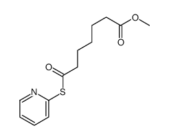 methyl 7-oxo-7-pyridin-2-ylsulfanylheptanoate结构式