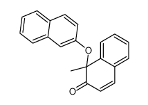 1-methyl-1-naphthalen-2-yloxynaphthalen-2-one Structure