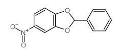 1,3-Benzodioxole,5-nitro-2-phenyl- structure