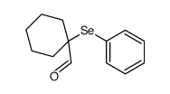 1-phenylselanylcyclohexane-1-carbaldehyde结构式
