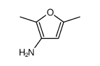 3-Furanamine,2,5-dimethyl-(9CI)结构式