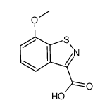 7-methoxybenzo[d]isothiazole-3-carboxylic acid structure