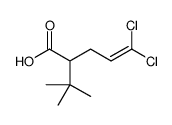 2-tert-butyl-5,5-dichloropent-4-enoic acid Structure