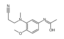 N-[3-[(2-cyanoethyl)methylamino]-4-methoxyphenyl]acetamide结构式