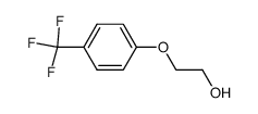 2-(4-(trifluoromethyl)phenoxy)ethan-1-ol结构式