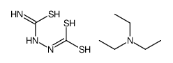 2-(aminothioxomethyl)dithiocarbazic acid, compound with triethylamine (1:1)结构式