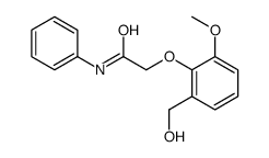 2-[2-(Hydroxymethyl)-6-methoxyphenoxy]-N-phenylacetamide structure