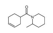 3-环己烯-1-基(2-甲基哌啶-1-基)甲酮结构式