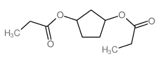 1,3-Cyclopentanediol,1,3-dipropanoate Structure