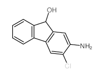 2-amino-3-chloro-9H-fluoren-9-ol结构式