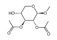 2,3-di-O-Ac-MeXylp Structure