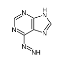 1H-Purine, 6-diazenyl- (9CI) structure