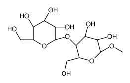 Methyl 4-O-β-D-glucopyranosyl-β-D-glucopyranoside Structure