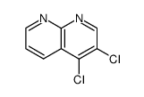 3,4-Dichloro-1,8-naphthyridine结构式