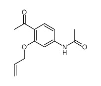 4-Acetamido-2-allyloxyacetophenone结构式