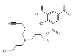 dibutyl-(3-cyanopropyl)azanium; 2,4,6-trinitrophenolate Structure