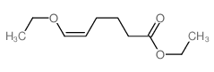 ethyl (Z)-6-ethoxyhex-5-enoate结构式
